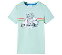 vidaXL Maglietta da Bambina Menta Chiaro 104