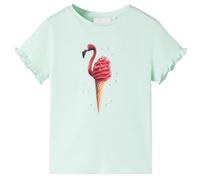vidaXL Maglietta da Bambina Menta Chiaro 92