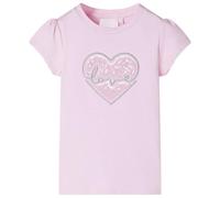 vidaXL Maglietta da Bambina Rosa Chiaro 104