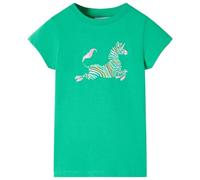 vidaXL Maglietta da Bambina Verde 140