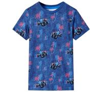 vidaXL Maglietta da Bambino Blu Scuro mélange 104