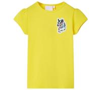 vidaXL Maglietta per Bambine Giallo Brillante 140