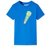 vidaXL Maglietta per Bambini Blu Brillante 116