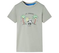 vidaXL Maglietta per Bambini Cachi Chiaro 92