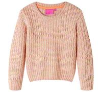 vidaXL Maglione da Bambina Lavorato a Maglia Rosa Tenue 104