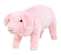 vidaXL Maialino in Peluche in Piedi Rosa XXL