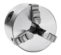 vidaXL Mandrino per Tornio a 3 Griffe Autocentrante Morsetto Sistema Serraggio Ganasce Attrezzi Utensili Fai da Te Fresa 80 mm in Acciaio