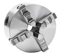 vidaXL Mandrino per Tornio a 4 Griffe Autocentrante Morsetto Sistema Serraggio Ganasce Attrezzi Utensili Fai da Te Fresa 125 mm in Acciaio