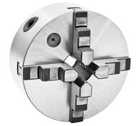 vidaXL Mandrino per Tornio a 4 Griffe Autocentrante Morsetto Sistema Serraggio Ganasce Attrezzi Utensili Fai da Te Fresa 160 mm in Acciaio
