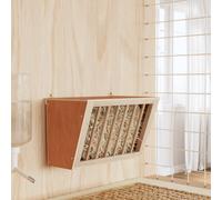 vidaXL Mangiatoia per Conigli 37x18,5x23 cm in Legno Massello di Abete
