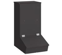vidaXL Mangiatoia per maiale nero 55 x 51 x 91,5 cm, mobili industriali e durevoli: altre idee per spazi rettangolari, per casa e ufficio, soluzioni pratiche