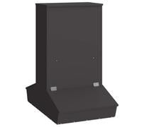 vidaXL Mangiatoia per maiale nero 55 x 51 x 91,5 cm, mobili industriali e durevoli: altre idee per spazi rettangolari, per casa e ufficio, soluzioni pratiche