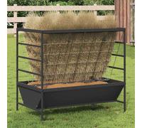 vidaXL Mangiatore per Bestiame Nero 100 x 60 x 90 cm