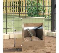 Mangiatore per conigli Argento 20 x 12,5 x 25 cm 3 kg