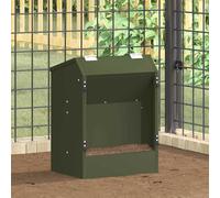 Mangiatore per conigli Verde Oliva 33,5 x 25,5 x 45,5 cm 3 kg