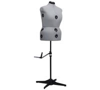VIDAXL - Manichino Femminile Regolabile Grigio Taglia L 44-50