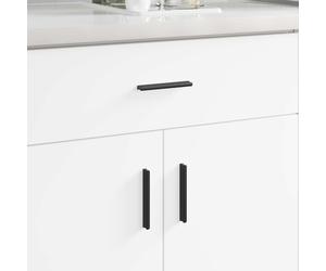 vidaXL Manico 973 pz Nero 106 x 7,4 x 15,5 mm Alluminio