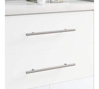 vidaXL Maniglia per Armadio 12 pz Argento 300 mm Acciaio inossidabile