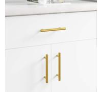 vidaXL Maniglia per Armadio 510 pz Oro 150 mm Acciaio Inox