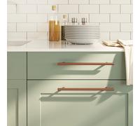 vidaXL Maniglie per Mobili 10 pz Bronzo 224 mm in Acciaio Inox