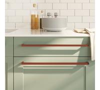 vidaXL Maniglie per Mobili 10 pz Bronzo 480 mm in Acciaio Inox