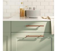 vidaXL Maniglie per Mobili 10 pz Bronzo 160 mm Acciaio Inox
