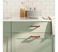 vidaXL Maniglie per Mobili 10pz Bronzo 96mm in Acciaio Inox