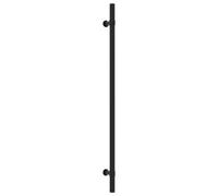 vidaXL Maniglie per Mobili 20 pz Nere 320 mm in Acciaio Inox