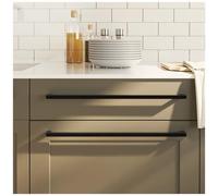 VIDAXL - Maniglie per Mobili 20 pz Nere 480 mm in Acciaio Inox