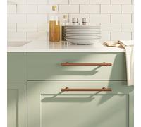 vidaXL Maniglie per Mobili 5pz Bronzo 192mm in Acciaio Inox