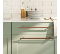 vidaXL Maniglie per mobili Set 5 pezzi 320 mm Bronzo in acciaio inox