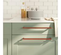vidaXL Maniglie per Mobili 5 pz Bronzo 320 mm Acciaio Inox