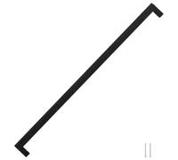 vidaXL Maniglie per Mobili 5pz Nere 480mm in Acciaio Inox, maniglia per armadietto, maniglia per cassetto, maniglia in acciaio inox, maniglia per anta