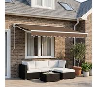 vidaXL Sostituzione della mantovana per tenda Beige 3 m Poliestere, Tenda Da Giardino, Resistente Alle Intemperie, Tessuto UV, Facile Da Pulire, Stile Unico