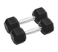 vidaXL Manubri 2 pz 12 kg Ghisa