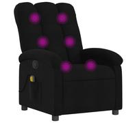 vidaXL Massagestoel met zwarte stof