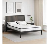 vidaXL Materasso 2 pz Morbido medio 70 x 190 cm Bianco e Grigio