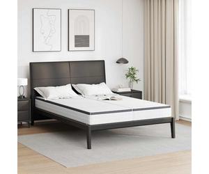 vidaXL Materasso 2 pz Morbido medio 70 x 200 cm Bianco e Grigio