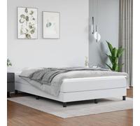 vidaXL Materasso a Molle Bianco 140x190x20 cm in Similpelle