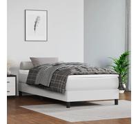 vidaXL Materasso a Molle Bianco 80x200x20 cm in Similpelle