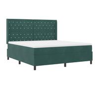 vidaXL Materasso a Molle in Velluto 180X200 cm Comfort Morbido Essenziale per il Letto Copri Topper Confortevole Arredamento per Camera da Letto Copertura Cuscino