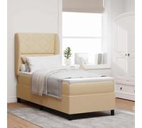 vidaXL Materasso a molle indipendenti con zip, 80 x 200 cm, in tessuto crema. È resistente e comodo, offre un supporto medio. Perfetto per la camera da letto, per chi cerca soluzioni per dormire. Ide