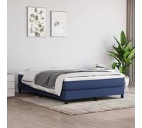 vidaXL Materasso a Molle Insacchettate Blu 140x200x20 cm in Tessuto