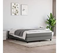 vidaXL Materasso a Molle Insacchettate Grigio Scuro 140x190x20 cm