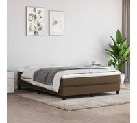 vidaXL Materasso a Molle Insacchettate Marrone Scuro 140x200x20 cm