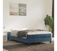 vidaXL Materasso a Molle Insacchettate Media Blu Scuro 120x200x20 cm