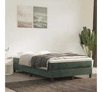 vidaXL Materasso a Molle Insacchettate Media Verde Scuro 120x200x20 cm