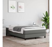 vidaXL Materasso a Molle Insacchettate Rigidità Media Grigio Scuro 120x200x20 cm