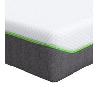 vidaXL Materasso a Molle Interspring 140 x 200 cm, Bianco e Grigio, in Poliestere Jacquard, Medio Morbido con Molle insacchettate. Design a 7 Zone per Un Supporto della Schiena Migliore. Imbottitura