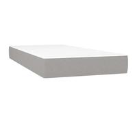 vidaXL Materasso a Molle per Bambini Grigio Chiaro 80x160 cm Tessuto, materasso, materasso da letto, materasso a molle, mobili per camera da letto